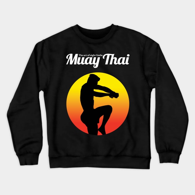 Muay Thai Boran Crewneck Sweatshirt by KewaleeTee